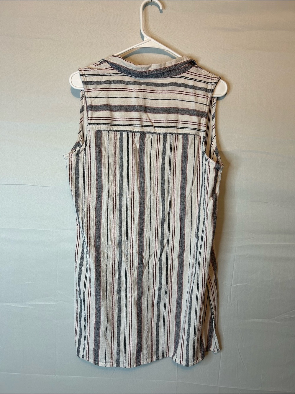 Sigred Olsen Women’s Size Large Sleeved tunic Length Blouse Striped Cotton 76 - Picture 7 of 7